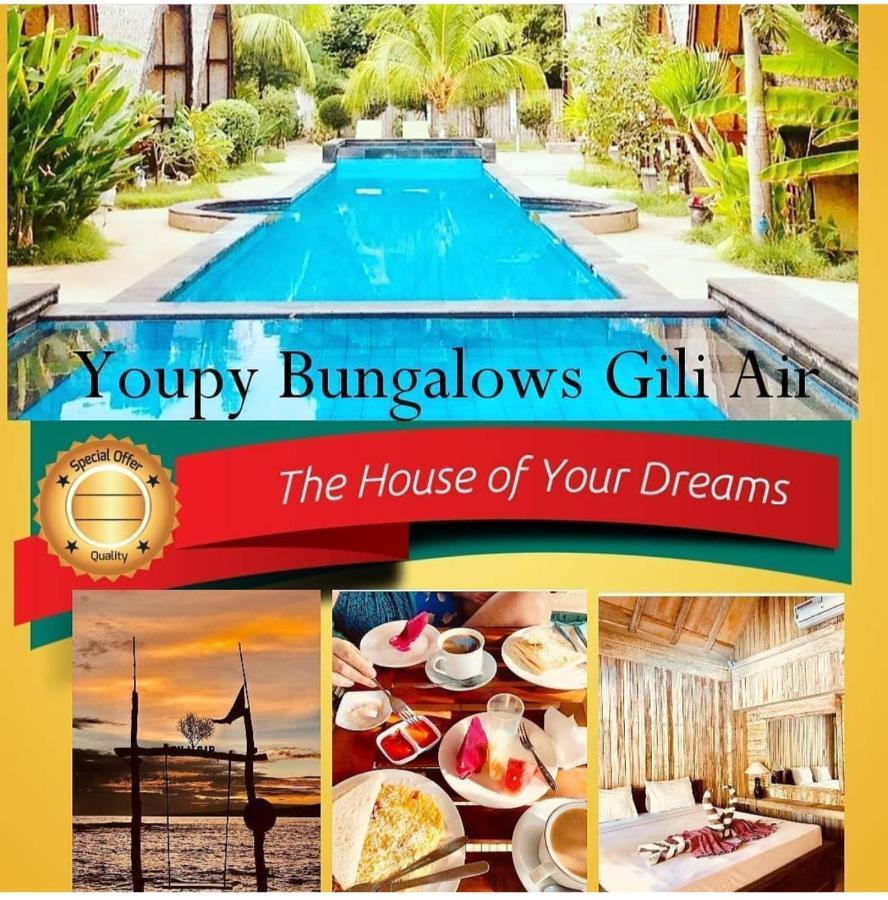 Youpy Bungalows Gili Air Zewnętrze zdjęcie